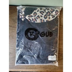 NWT Rogue Society Women's Double Hood Black Leopard L/S Hoodie Pocket Sz 4XL